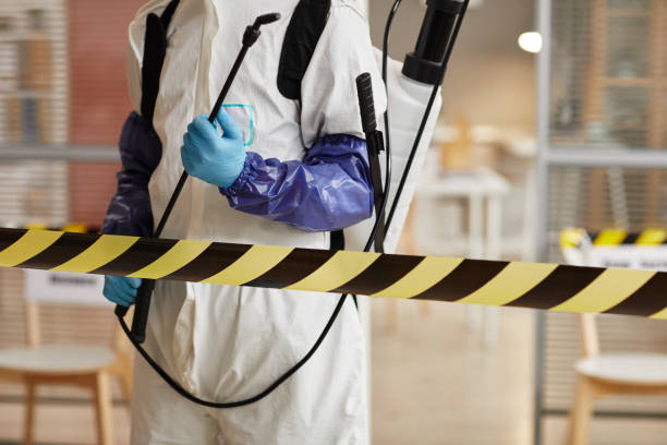 Professional Infectious Disease Decontamination technician working in Henderson, NC